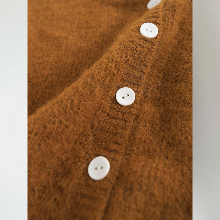 Women's Knitted Button Cardigan | Winter
