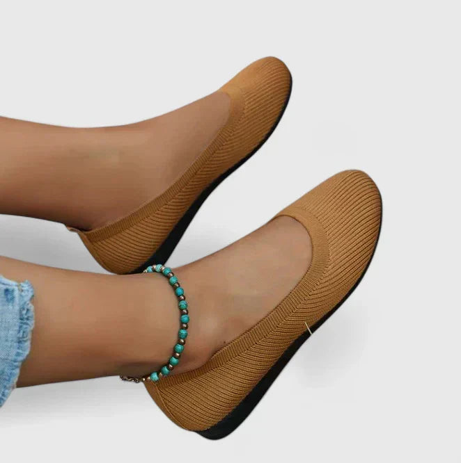 Women's Round Toe Flat Shoes | Slip On
