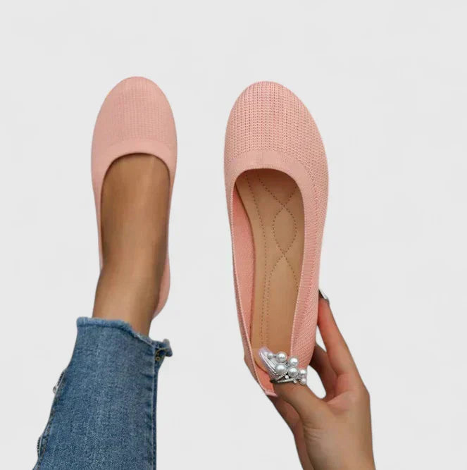 Women's Round Toe Flat Shoes | Slip On