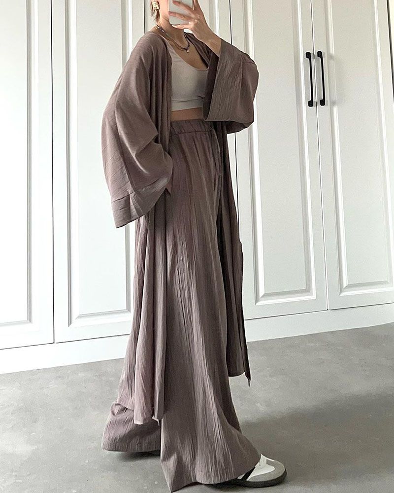 Women’s Longline Two-Piece Outfit Set | Relaxed