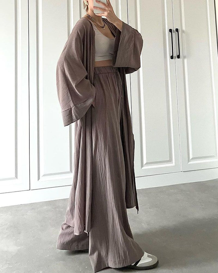 Women’s Longline Two-Piece Outfit Set | Relaxed