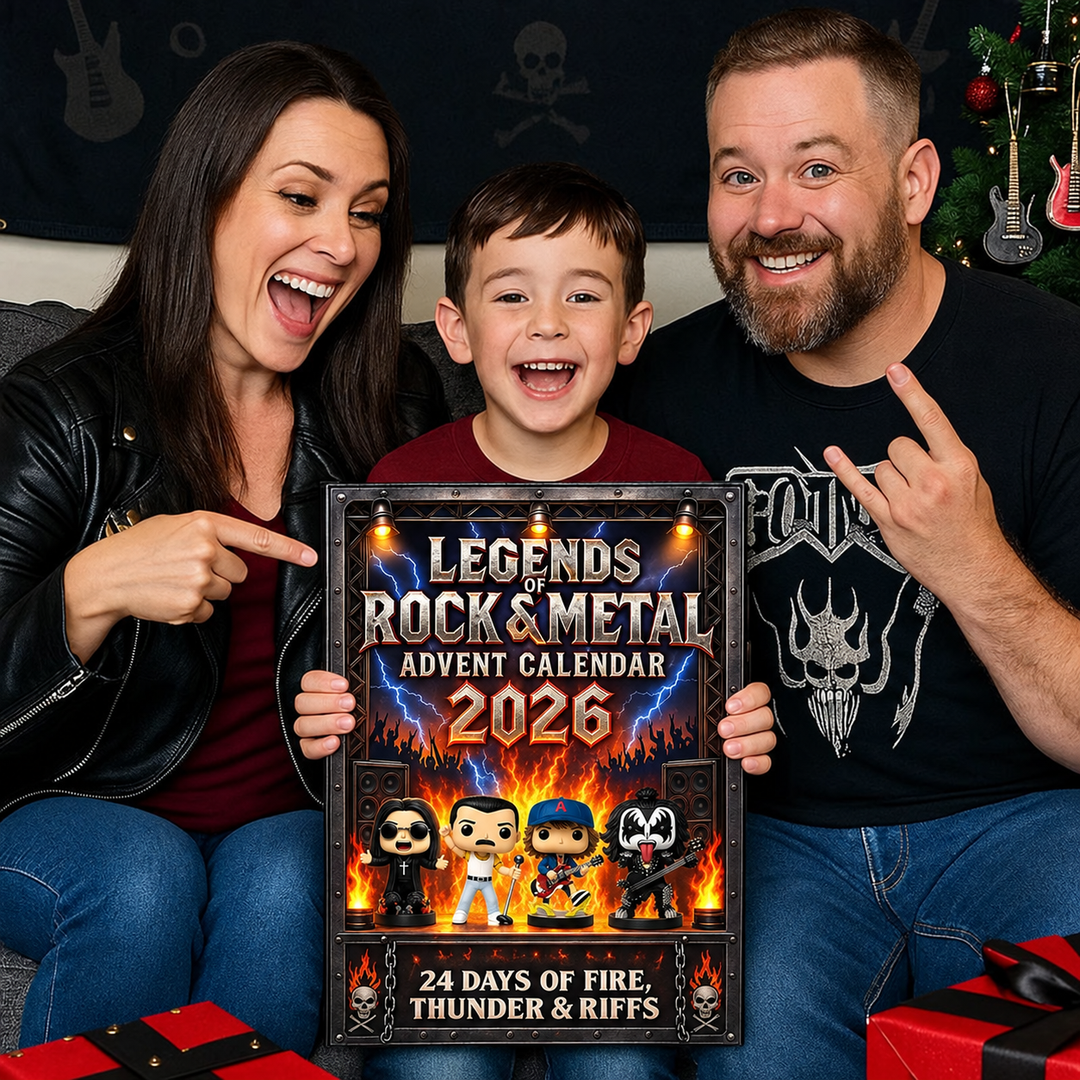 Calendrier de l’Avent des légendes du rock avec mini-objets de collection | Noël