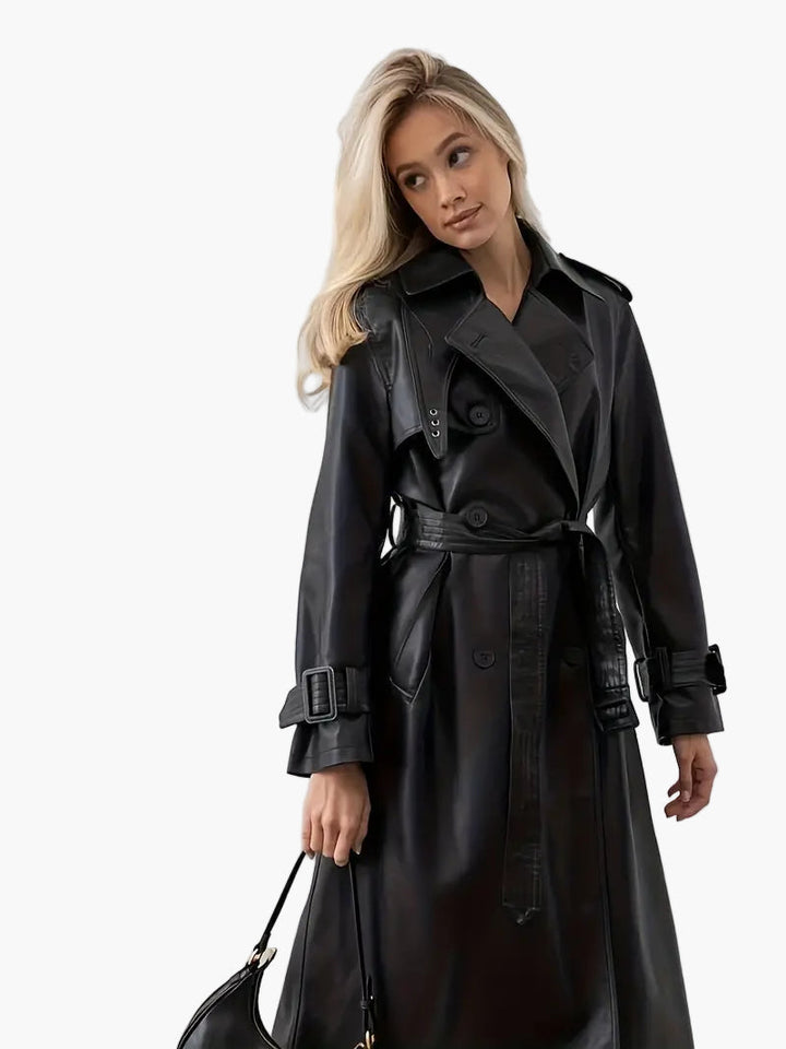Women's Belted Trench Coat | Long