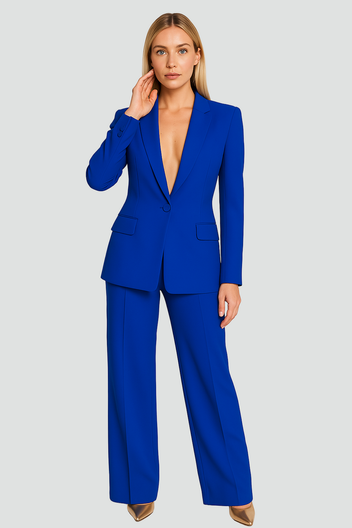 Women's Elegant Short Coat Suit Set | Formal