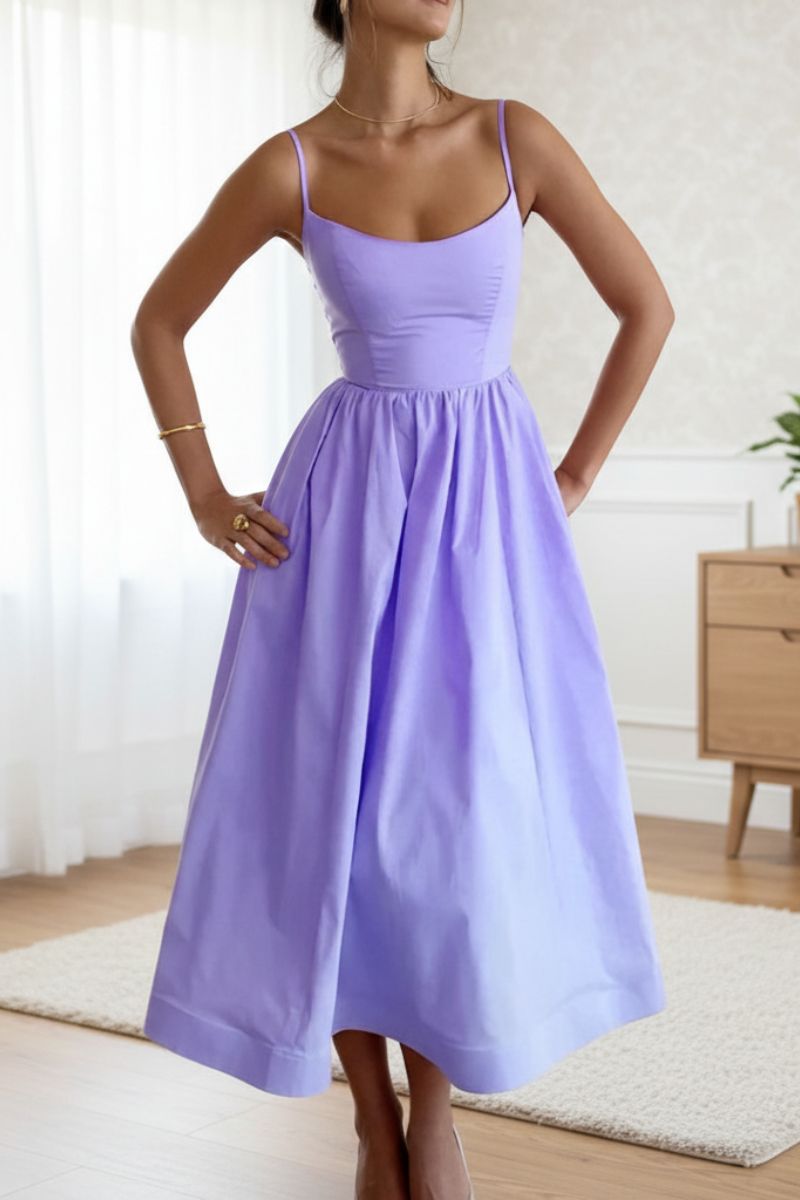 Women’s Sleeveless Cocktail Dress | Midi