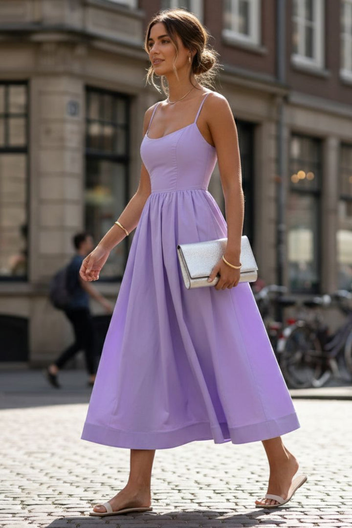 Women’s Sleeveless Cocktail Dress | Midi