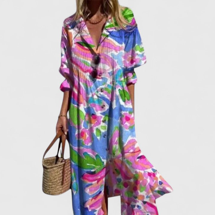 Women's Elegant Boho Summer Dress | Maxi