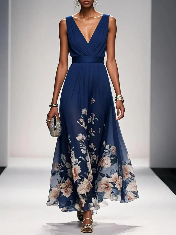 Women's Floral Wedding Guest Dress | Maxi