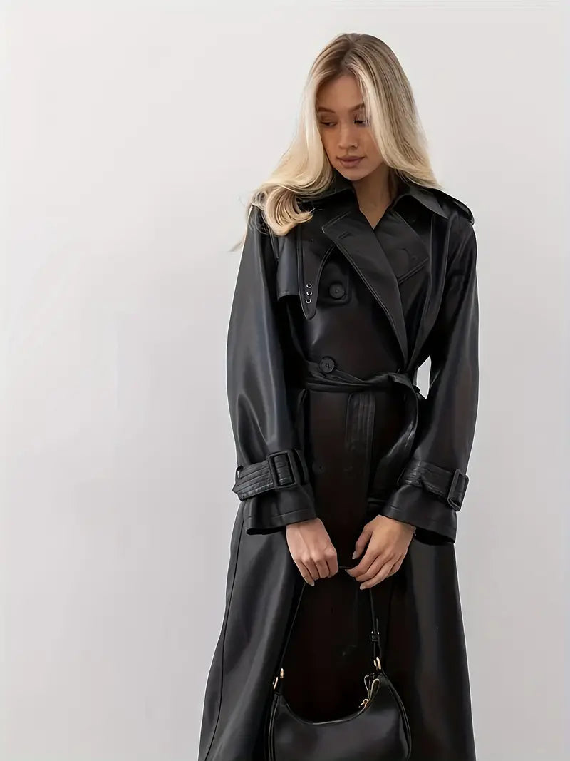 Women's Belted Trench Coat | Long