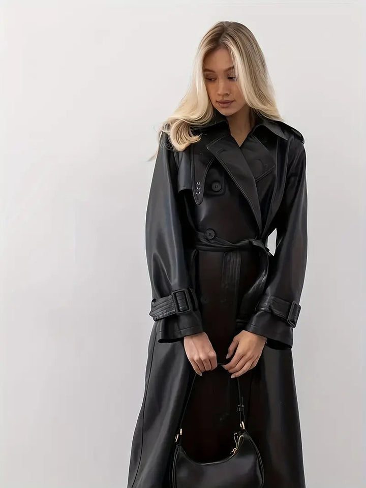 Women's Belted Trench Coat | Long