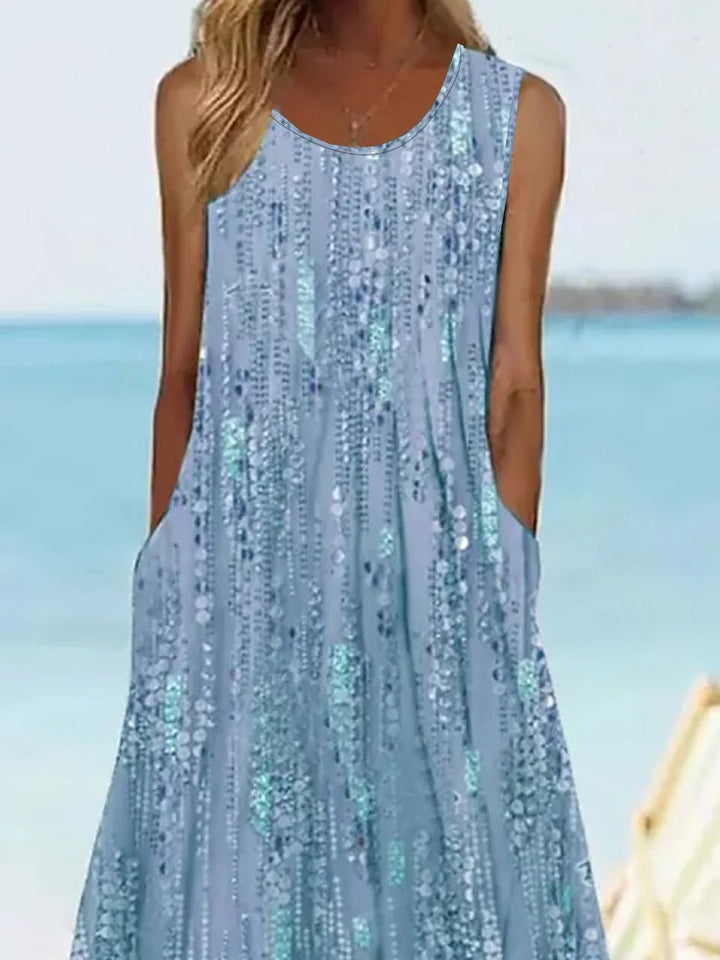 Women's Sleeveless Beach Dress | Midi