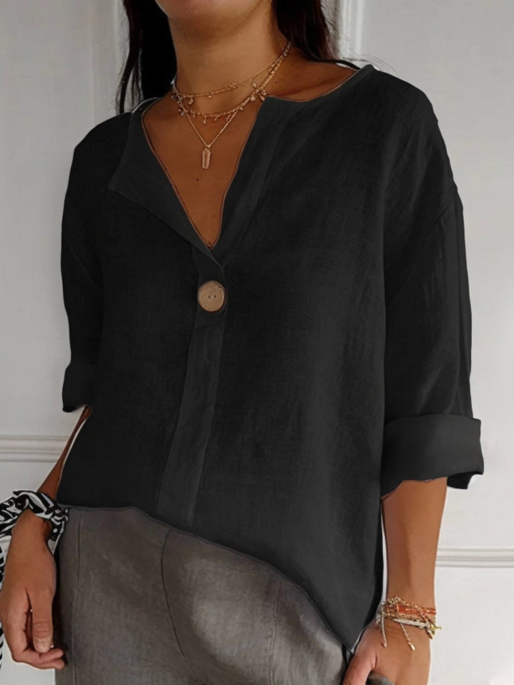 Women's 3/4 Sleeves Button Blouse | Casual