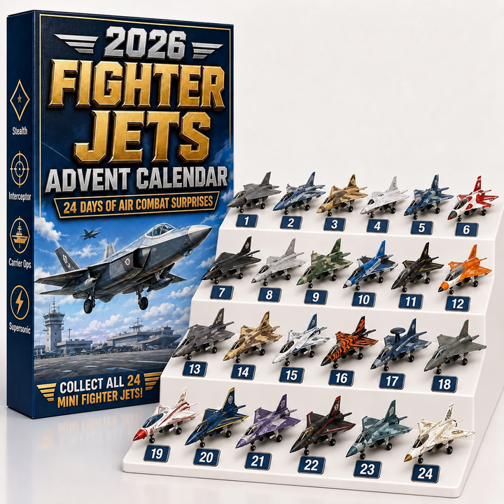 Calendrier de l'Avent avec avions, chars et hélicoptères | Noël