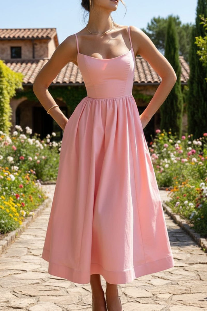 Women’s Sleeveless Cocktail Dress | Midi