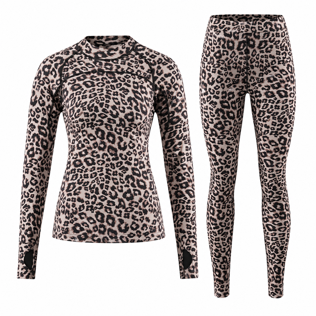 Women’s Base Layer Thermal Underwear Set Top and Leggings | Ski