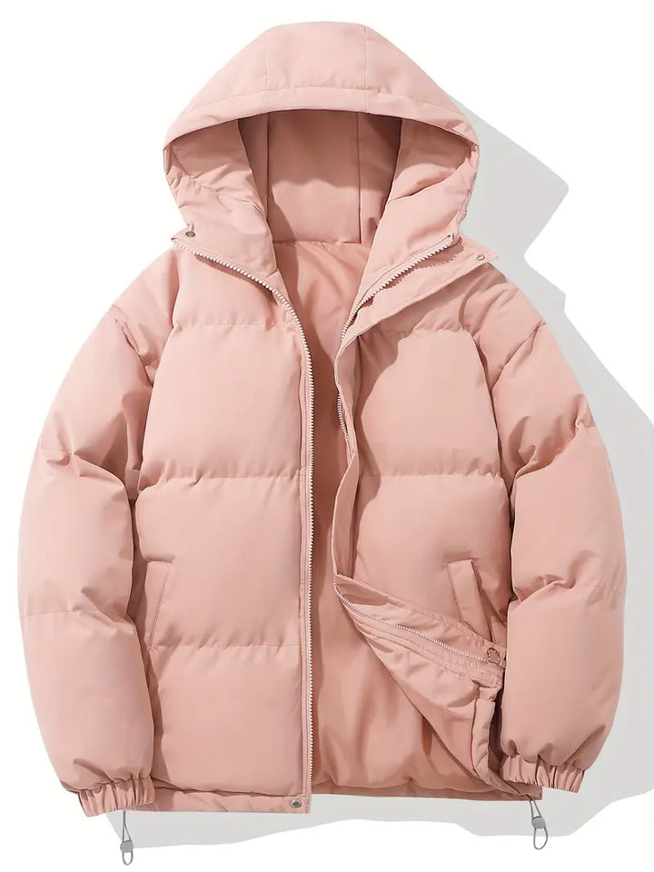 Women's Zip Up Hood Puffer Jacket | Winter
