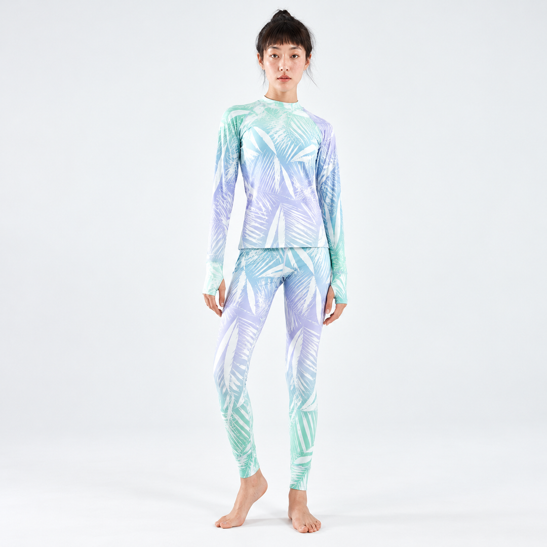 Women’s Base Layer Thermal Underwear Set Top and Leggings | Ski