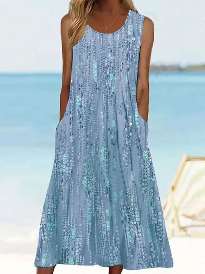 Women's Sleeveless Beach Dress | Midi