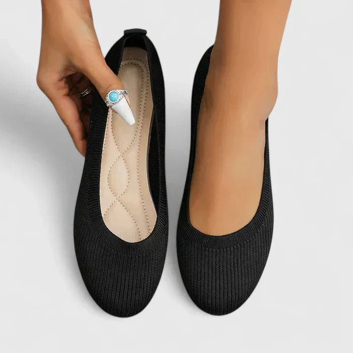 Women's Round Toe Flat Shoes | Slip On