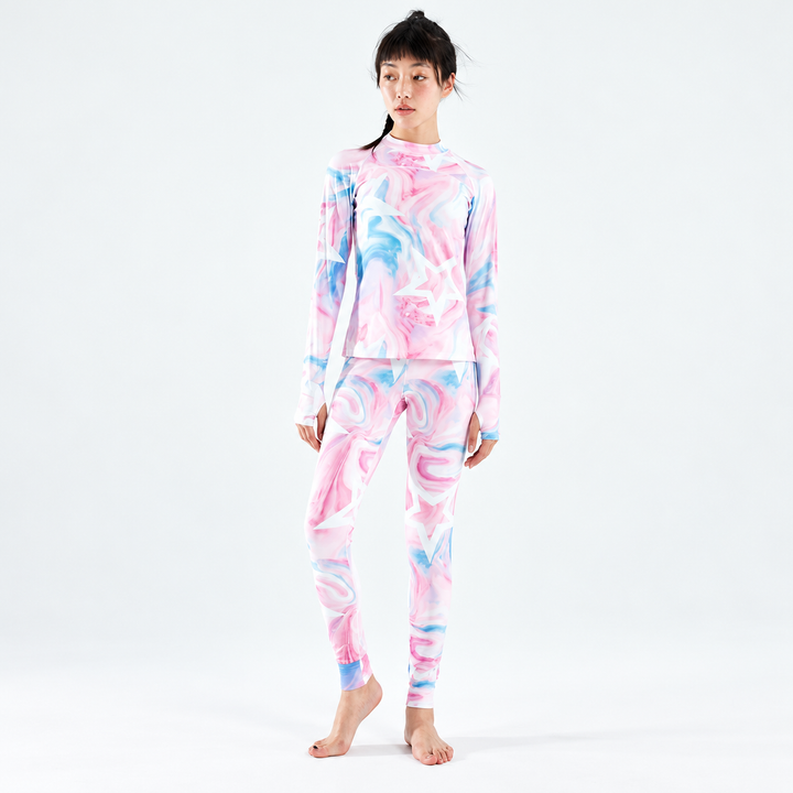 Women’s Base Layer Thermal Underwear Set Top and Leggings | Ski