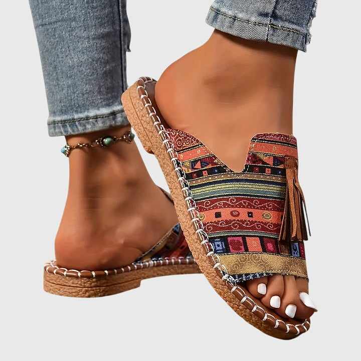 Women's Bohemian Slide Sandals | Slip On