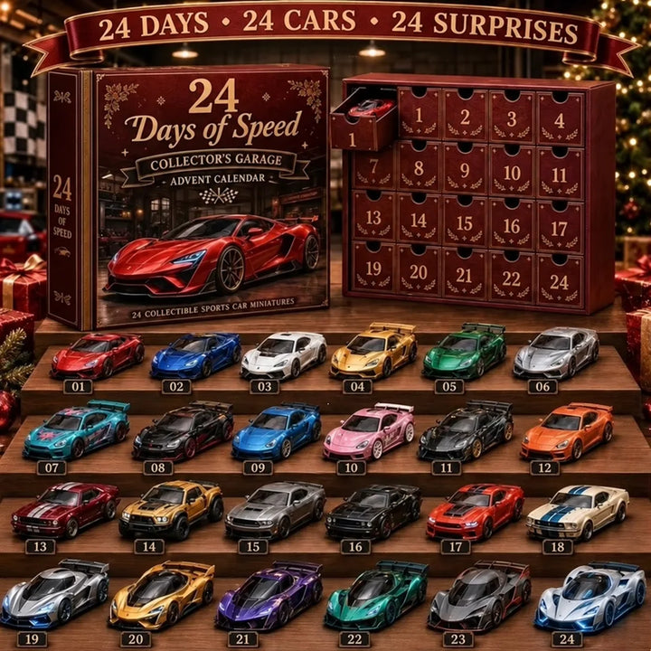 Racing Cars And Bikes Advent Calendar With Accessories | Christmas