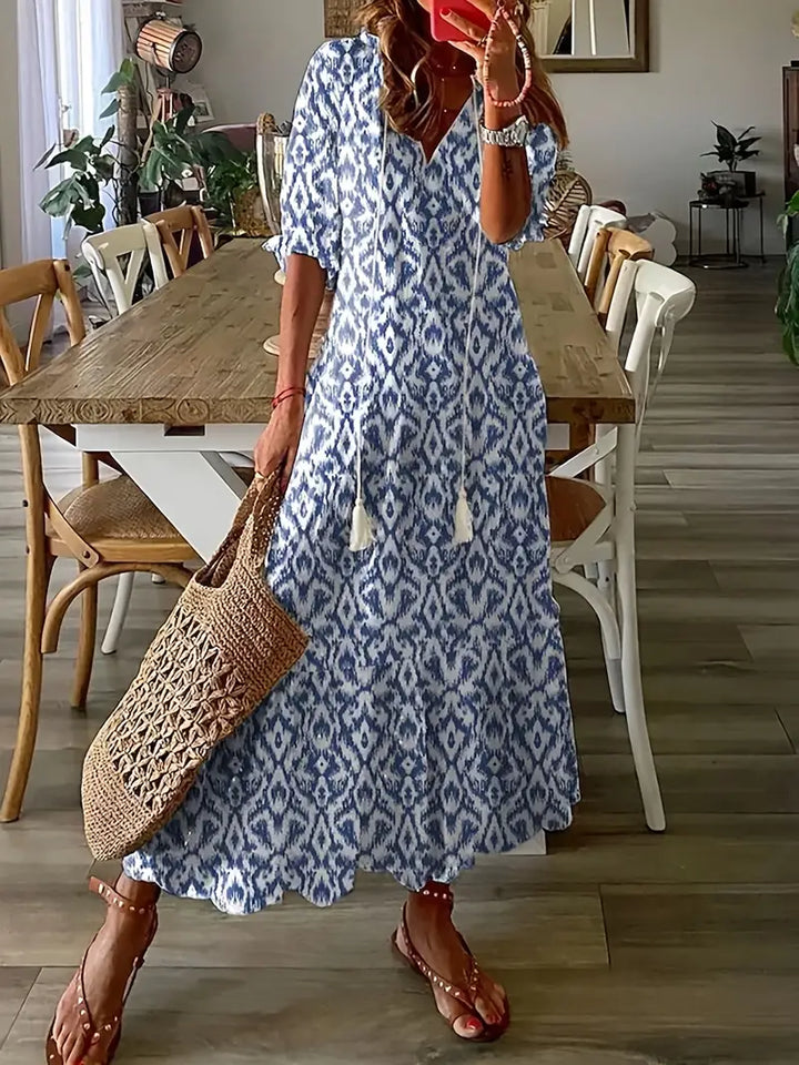 Women's Boho Vacation Dress | Maxi