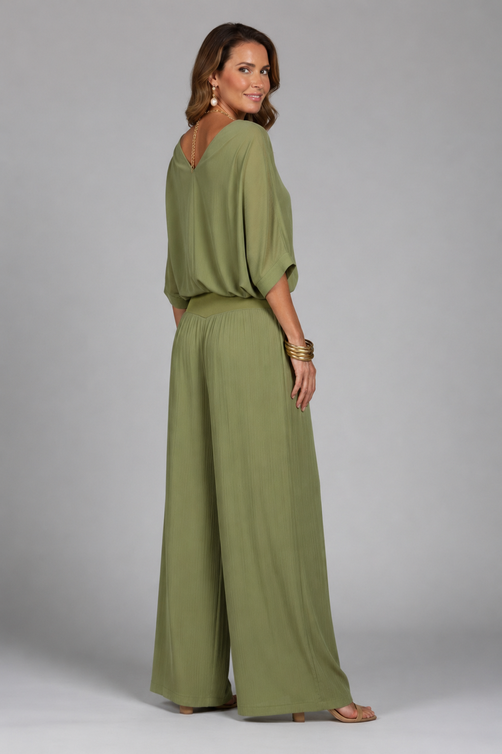 Women’s Elegant Two-Piece Wide-Leg Set | Relaxed Fit
