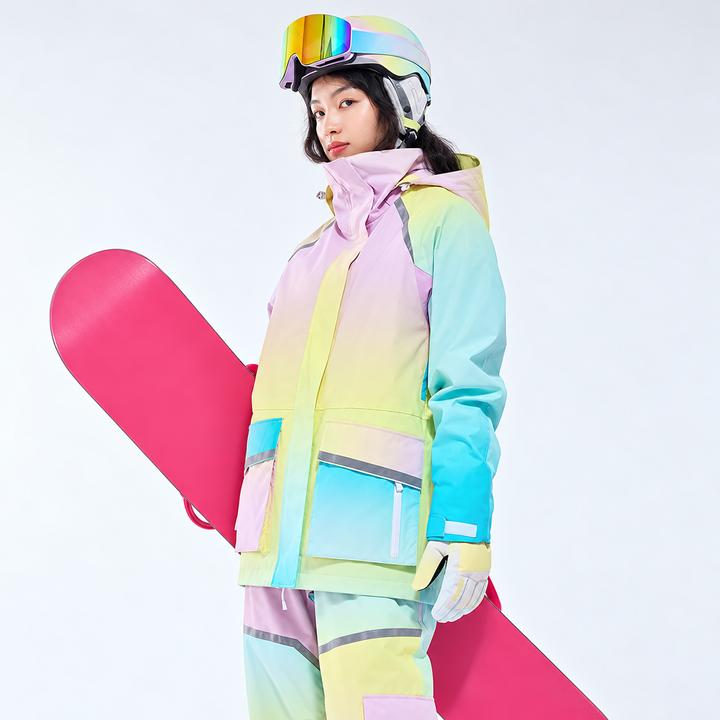 Unisex Winter Hooded Zip Up Ski Jacket | Snowboard