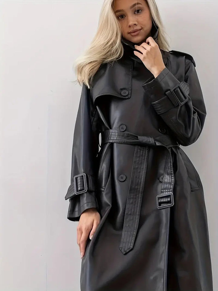 Women's Belted Trench Coat | Long