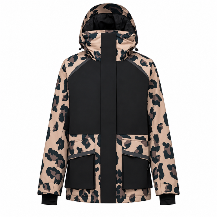 Unisex Winter Hooded Zip Up Ski Jacket | Snowboard