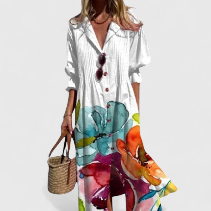 Women's Elegant Boho Summer Dress | Maxi