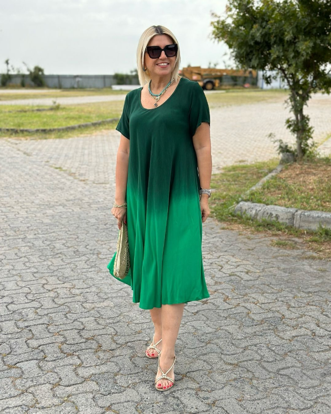 Women’s Stylish Loose Fit Dress | Midi