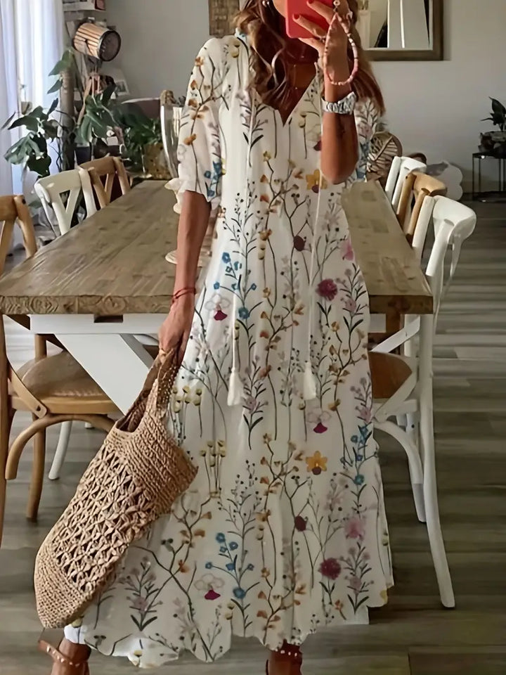 Women's Boho Vacation Dress | Maxi
