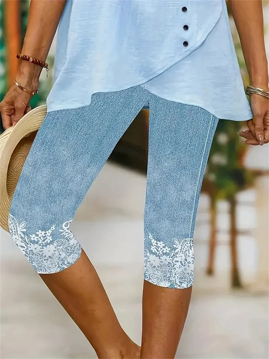 Women's Floral Leggings | Summer