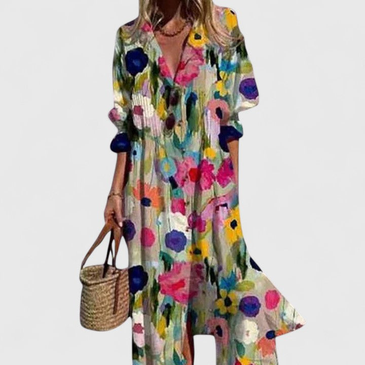 Women's Elegant Boho Summer Dress | Maxi