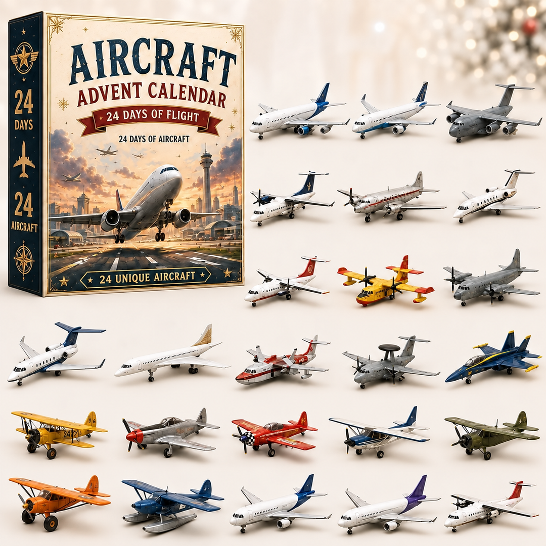 Calendrier de l'Avent avec avions, chars et hélicoptères | Noël