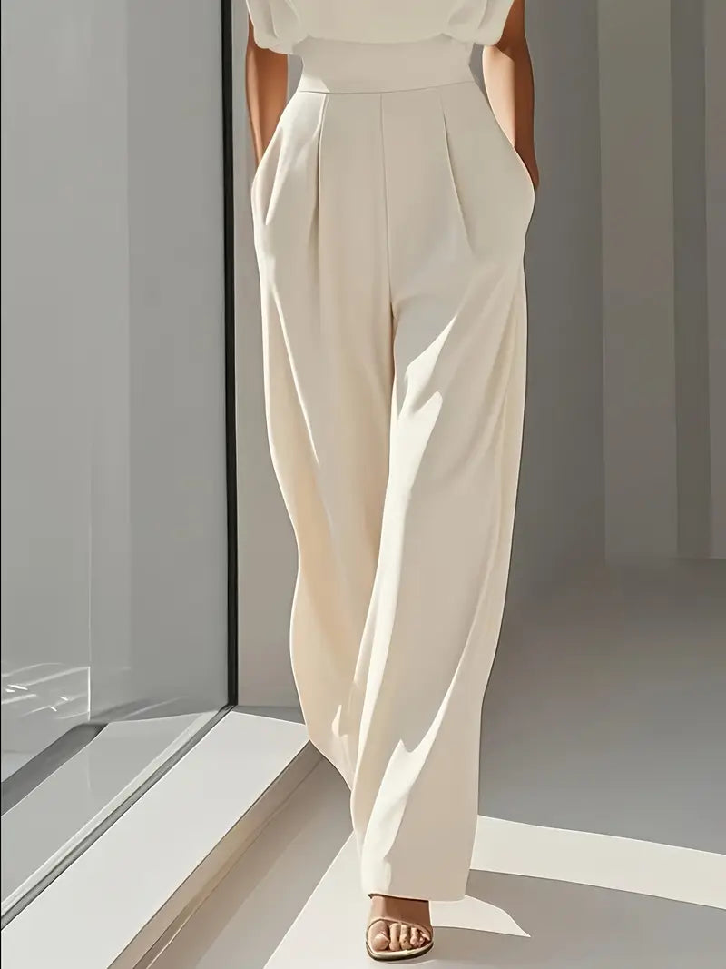 Women's Elegant Jumpsuit | Straight Leg