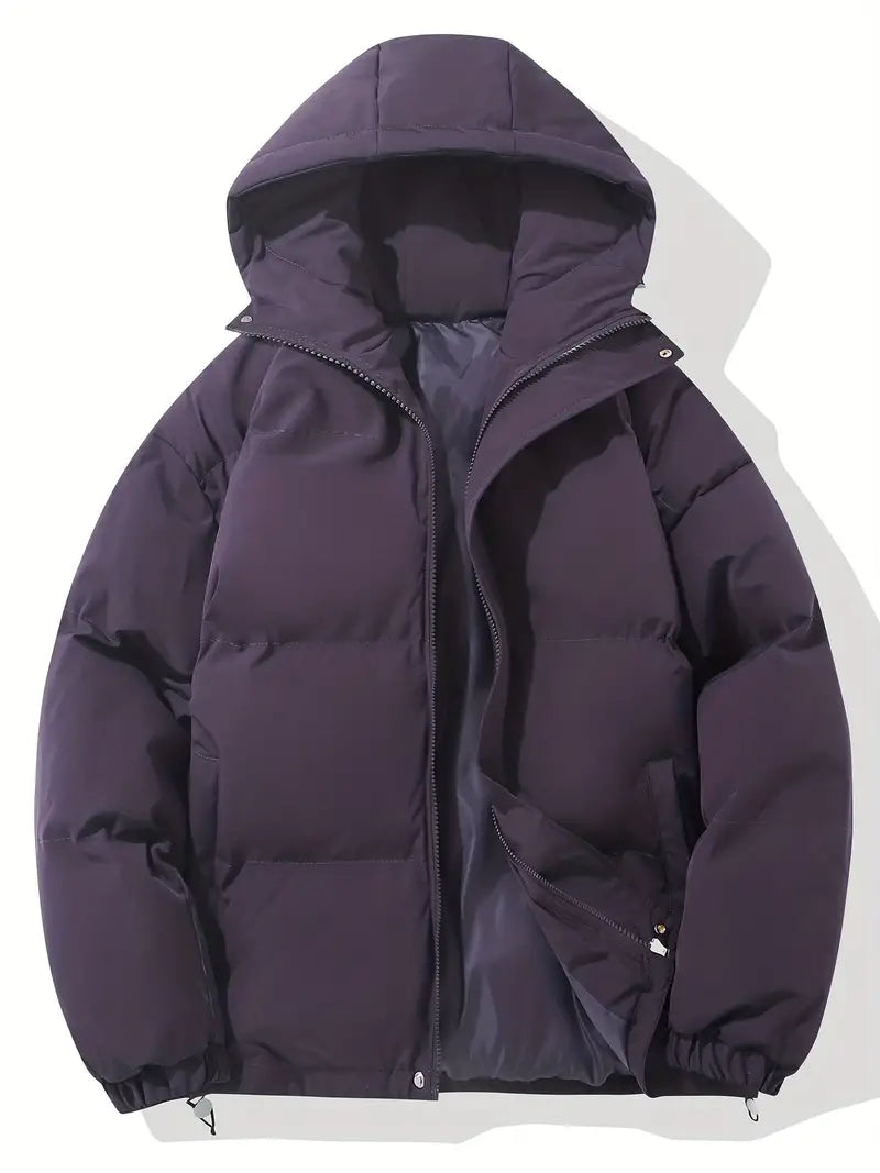 Women's Zip Up Hood Puffer Jacket | Winter