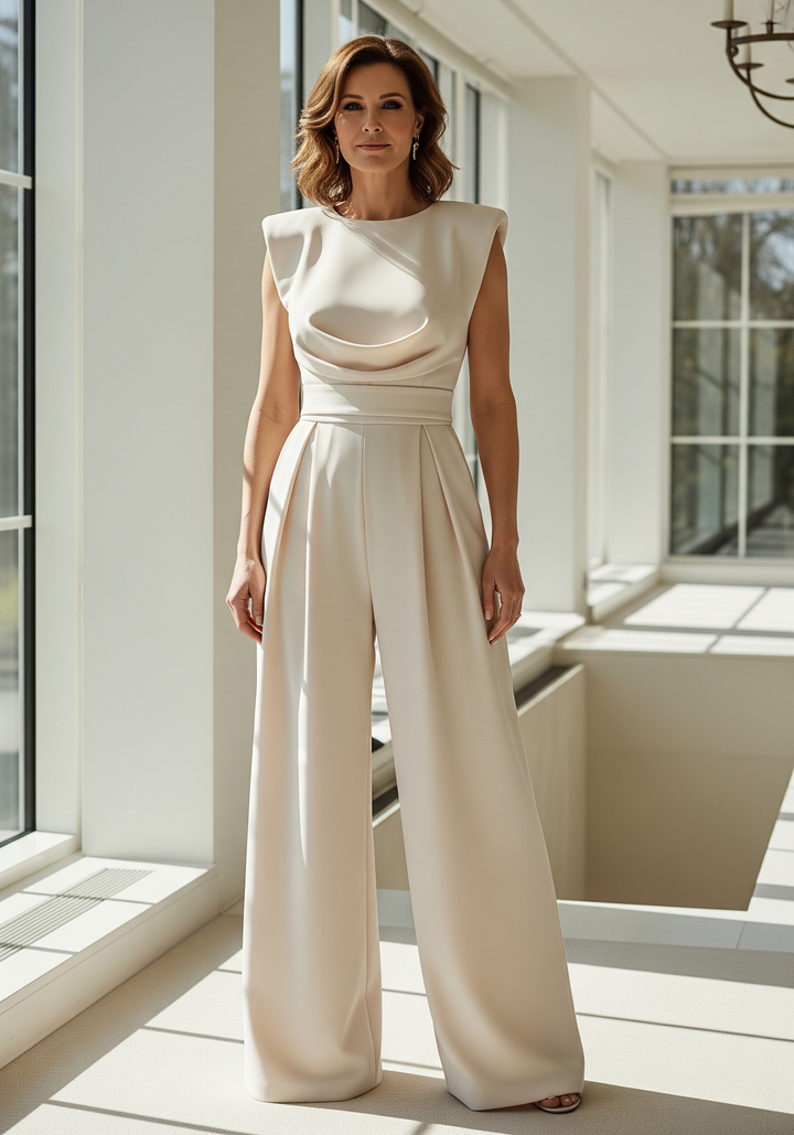 Women's Elegant Jumpsuit | Straight Leg