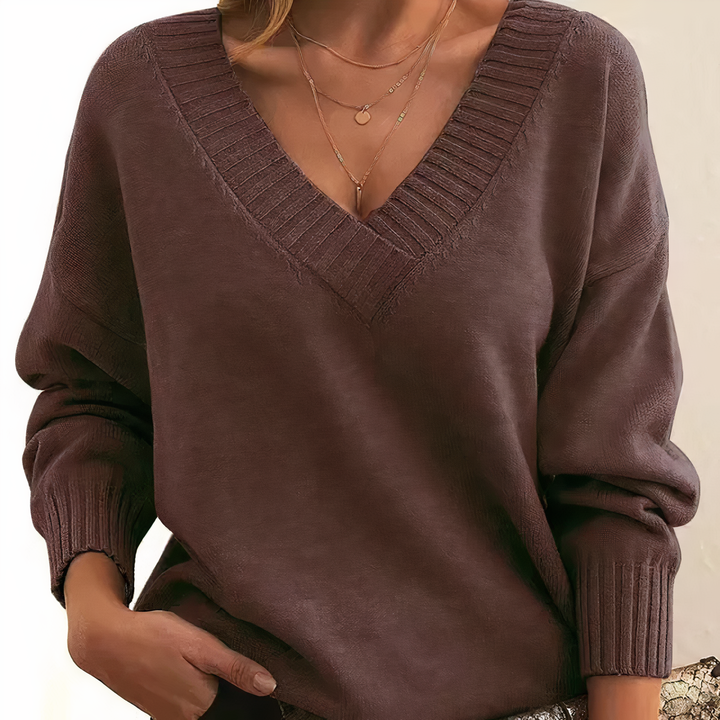 Women's Oversized Knitted Warm Jumper | Winter