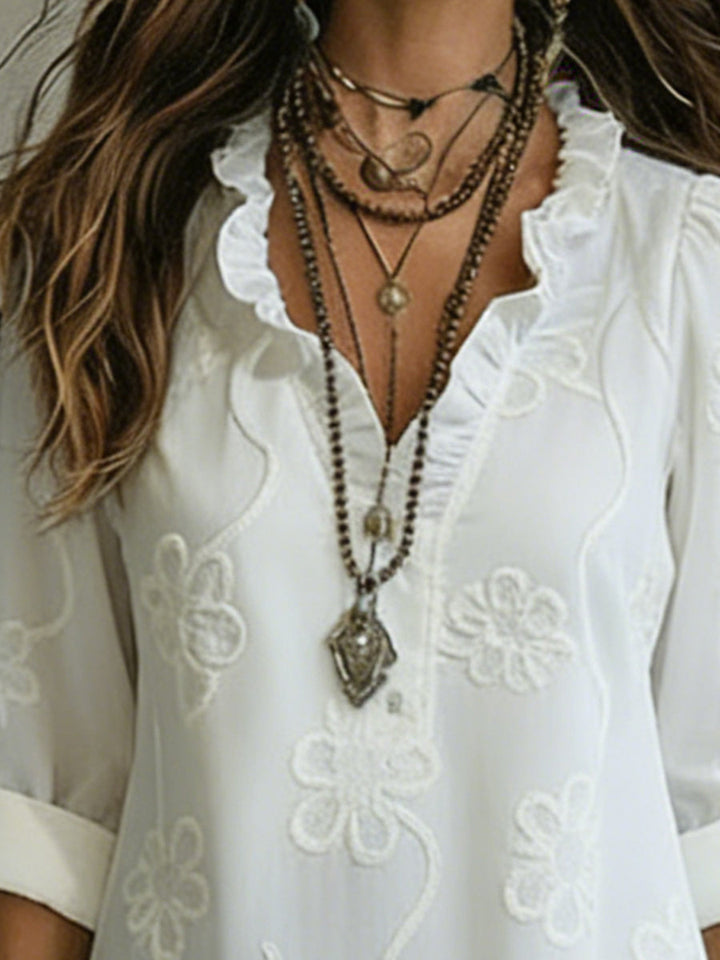 Women's Vintage A-Line Dress | Maxi