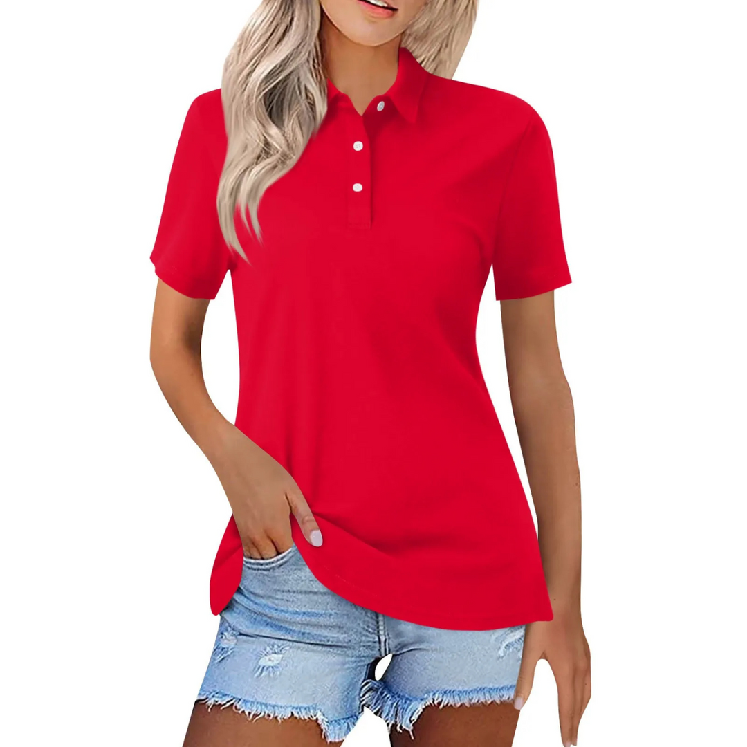 Women’s Casual Classic Polo Shirt | Short Sleeve