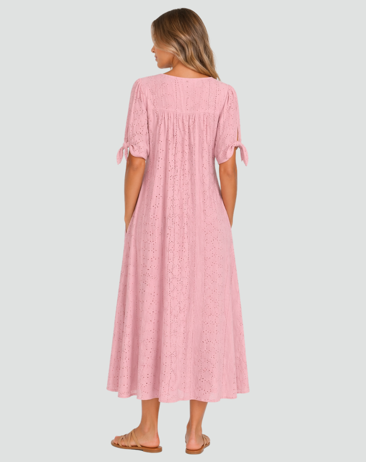 Women's Chique Vintage Loose Dress | Midi