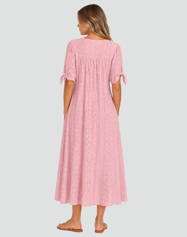 Women's Chique Vintage Loose Dress | Midi