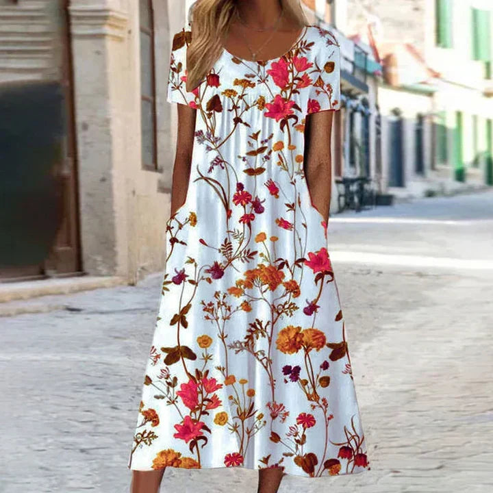 Women’s Spring Floral Dress | Midi