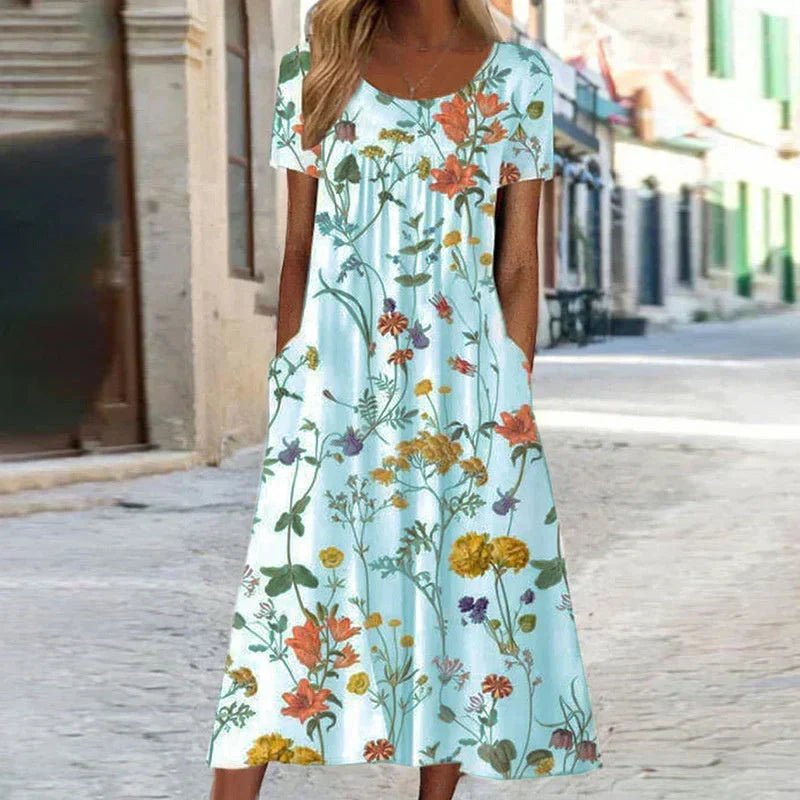 Women’s Spring Floral Dress | Midi
