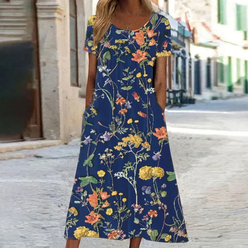 Women’s Spring Floral Dress | Midi
