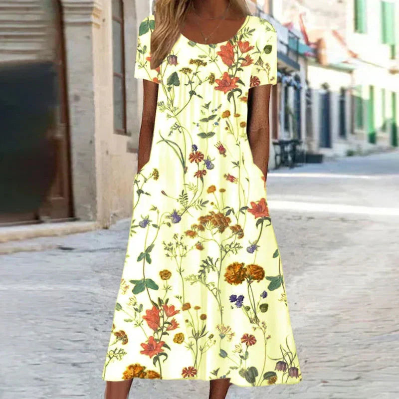 Women’s Spring Floral Dress | Midi