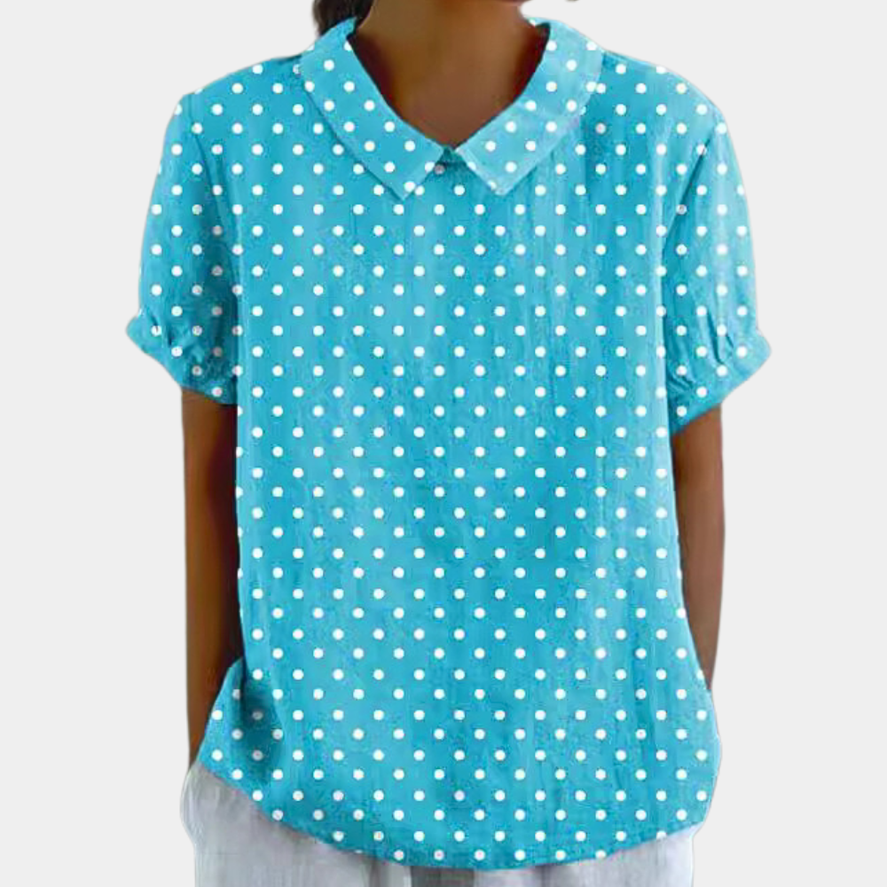 Women's Short Sleeve Blouse | Floral